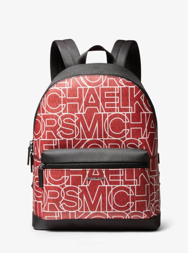 Panske Batohy Michael Kors Cooper Graphic Logo Červené - Tasky Michael Kors Obchod | LTEHQ-7421